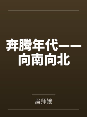 奔腾年代——向南向北封面