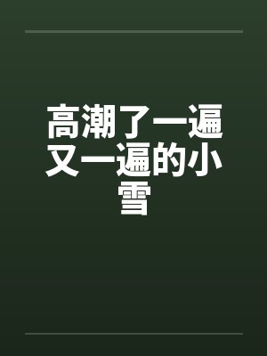 高潮了一遍又一遍的小雪封面