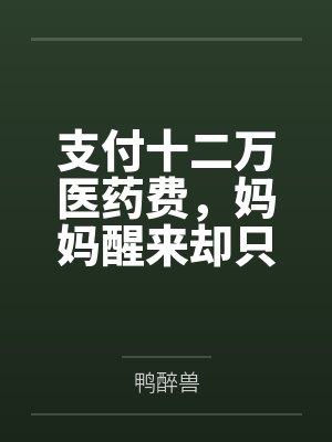 支付十二万医药费,妈妈醒来却只见妹妹封面