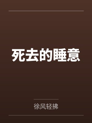 死去的睡意by徐风轻拂封面