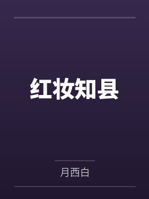 红妆知县封面
